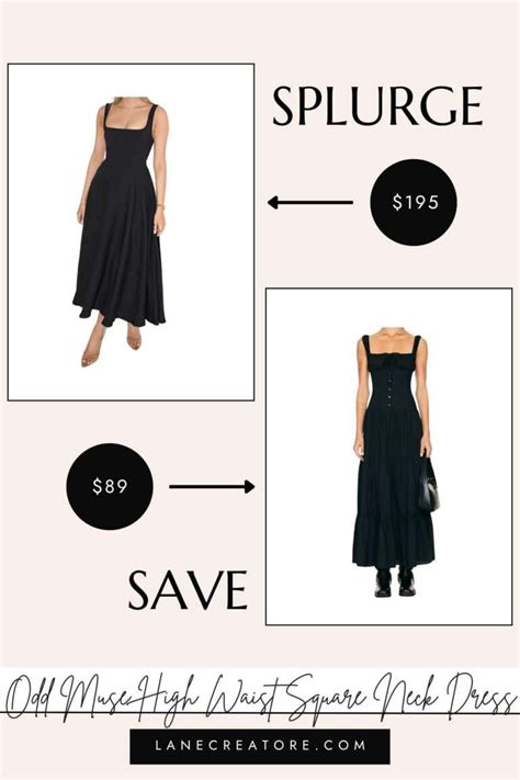 odd muse dress dupe